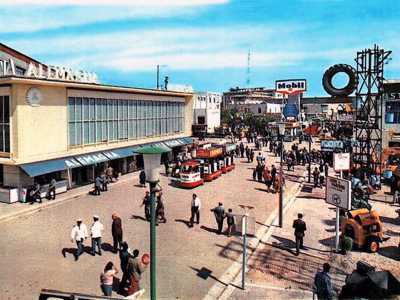 Il Viale del Mediterraneo nel 1962
